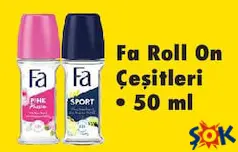 FA ROLL ON ÇEŞİTLERİ 50 ML